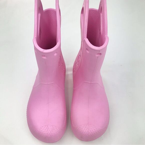 CROC Handle It Pink Lightweight Waterproof Shorty Boots - Picture 6 of 16